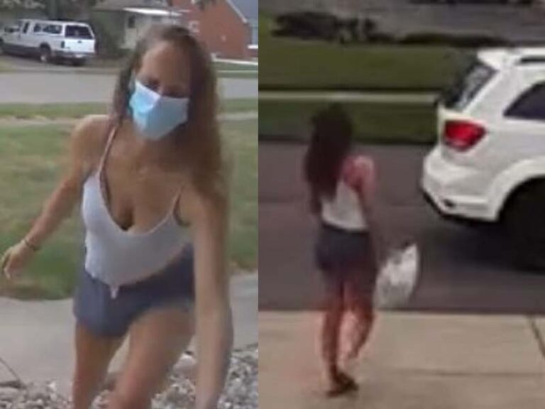 Akron police arrest porch pirate caught stealing package - photo licensed by shore news network.