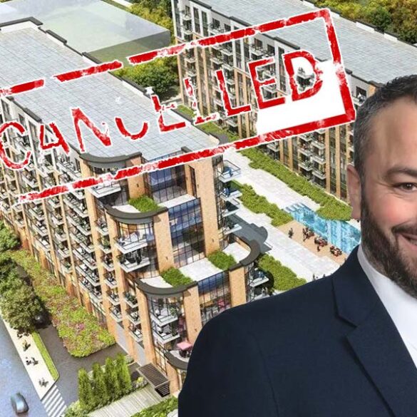 Rodrick stops downtown toms river hi-rise apartment tower project - photo licensed by shore news network.