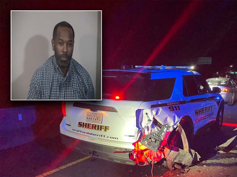 Drunk Driver Rear Ends Deputy's Cruiser then Flees Scene
