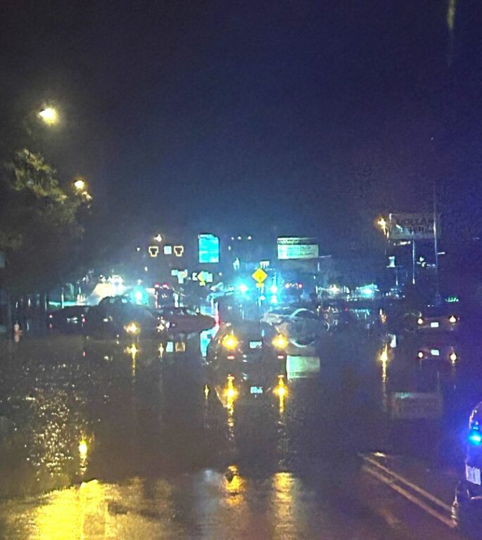 Akron First Responders Roll Out in Community Rescue Vehicle During Flooding