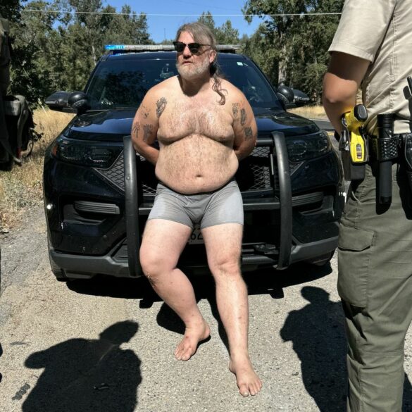 Shock rock singer arrested after alleged crime spree in mariposa county - photo licensed by shore news network.