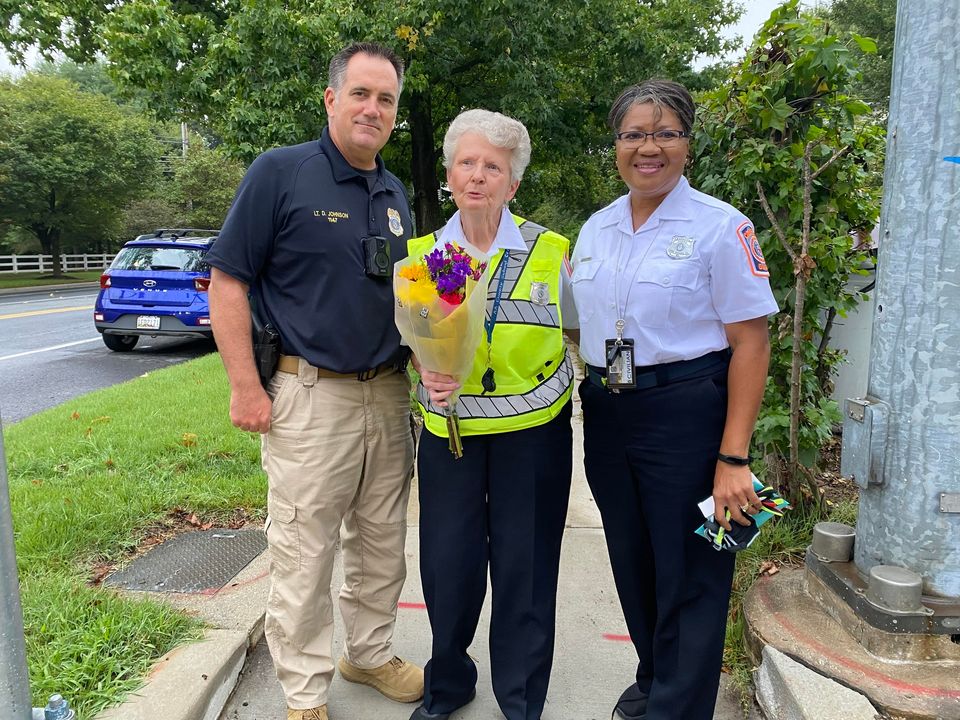 Beloved Anne Arundel County Crossing Guard Retires After 33 Years of Service