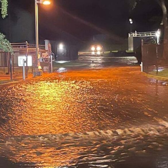 Water main break leads to road closure in clarkstown - photo licensed by shore news network.
