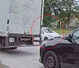Suspect sought in porch package theft on Sparrow Road