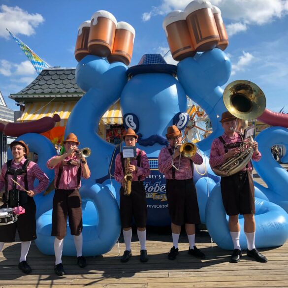 Oktoberfest "bier on the pier" brings bavarian fun to wildwood - photo licensed by shore news network.