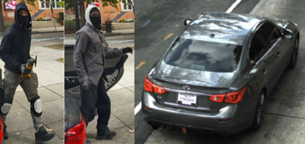 Thieves caught on camera breaking into van in D.C.