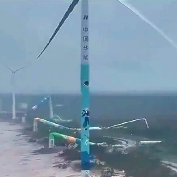 Typhoon yagi wrecks shoreside wind farm in china—a warning for new jersey's offshore wind ambitions - photo licensed by shore news network.