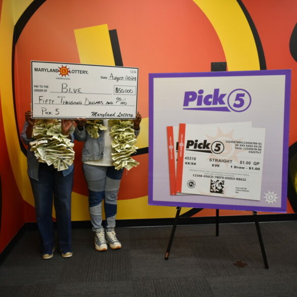 Maryland woman wins $50k lottery prize after years of playing - photo licensed by shore news network.