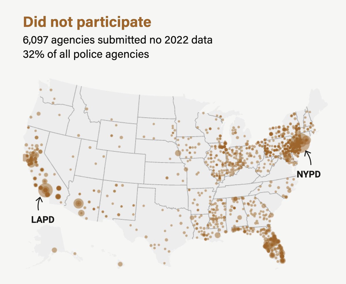 FBI Report Claiming Crime Down Nationwide Missing Key Data from America ...