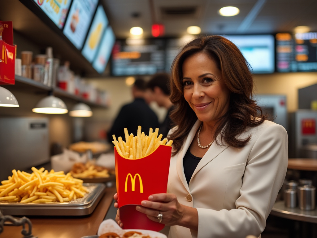 Kamala Harris Affirms She Did Work at McDonald's and Made the Fries