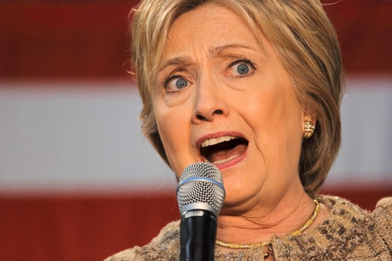 Hillary clinton: if we don't censor social media, we lose total control - photo licensed by shore news network.