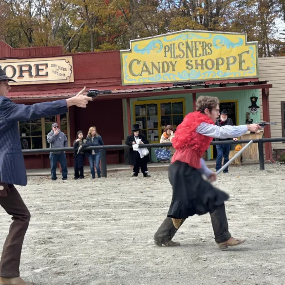 Day time spooky wild west fest & haunted train + trail brings western thrills to stanhope - photo licensed by shore news network.