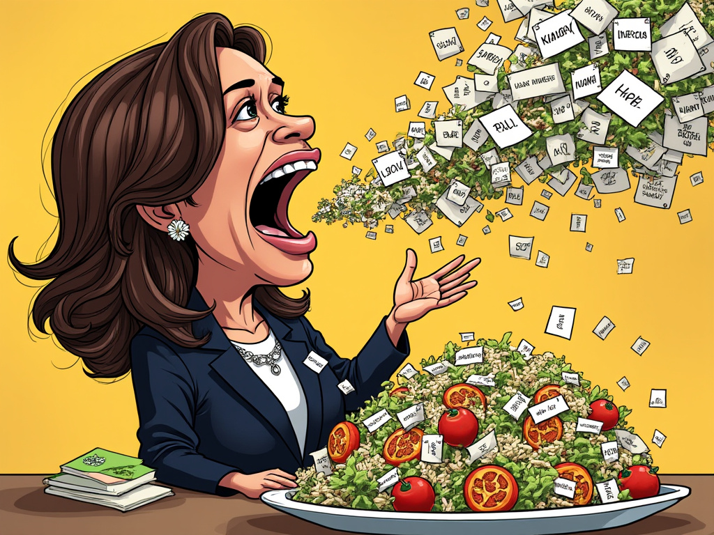 Kamala Harris Dishes Five Course Word Salad When Asked How She Will Lower Prices in America