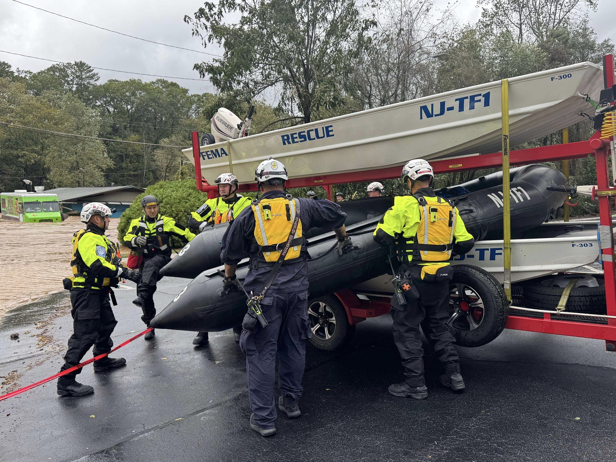 NJ Task Force 1 deployed to Asheville for Hurricane Helene recovery efforts