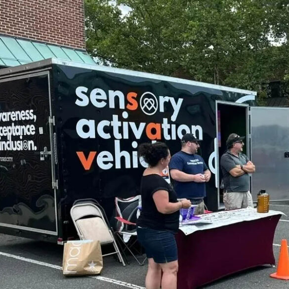 Toms river sensory trailer available at comfort food festival - photo licensed by shore news network.