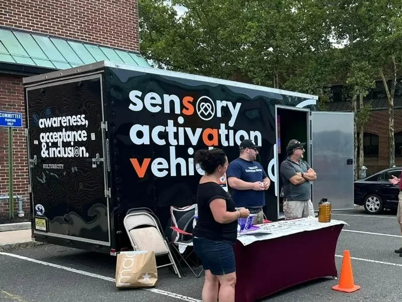Toms River sensory trailer available at Comfort Food Festival