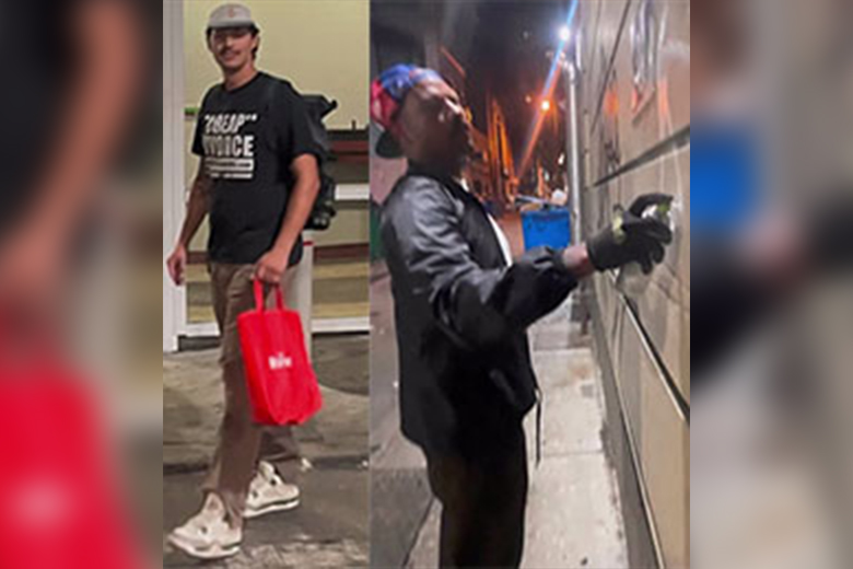 Philadelphia police seek public's help identifying suspects in Walnut Street graffiti incident