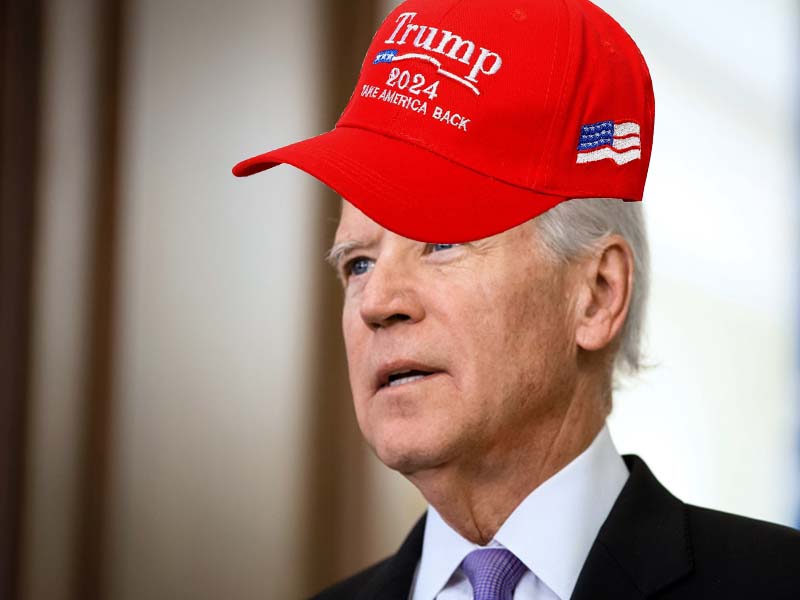 Only in Pennsylvania: Watch as President Biden Called an Old Fart and Dons Trump Hat