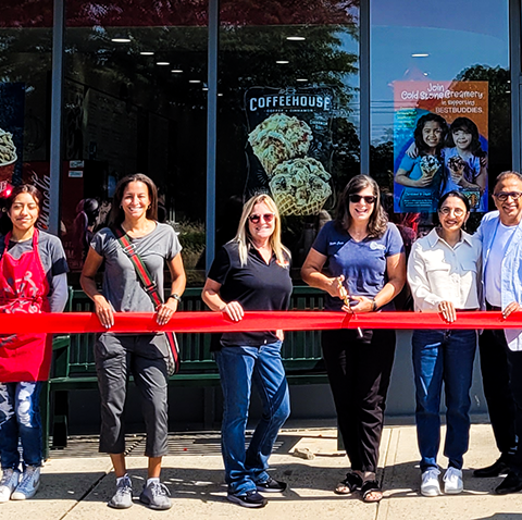Brick township officials celebrate grand re-opening of cold stone creamery - photo licensed by shore news network.