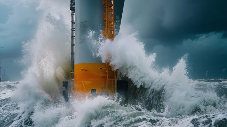 New jersey's offshore wind turbines are taller and more massive than you might think - photo licensed by shore news network.