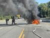 Cherry hill fire department extinguishes vehicle fire on kings highway