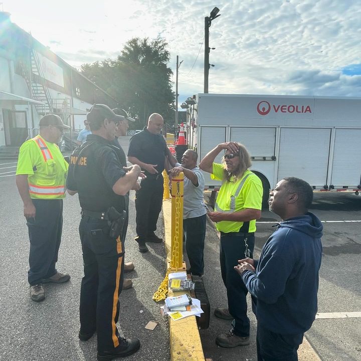 Hackensack Police Provide Traffic Safety Presentation to Veolia Employees
