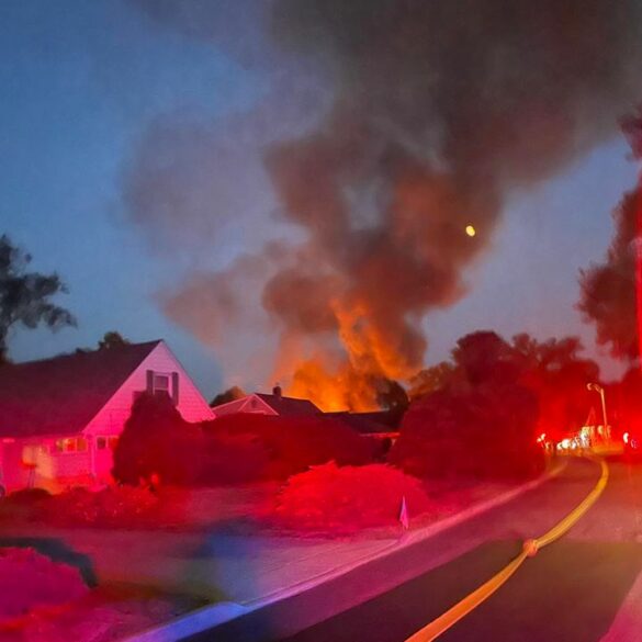 Loud explosion shakes middletown neighborhood, dogs rescued from home - photo licensed by shore news network.