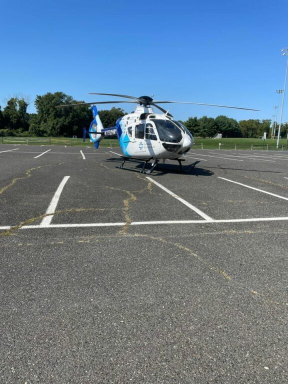 Road closure in Marlboro Township after pedestrian-involved crash