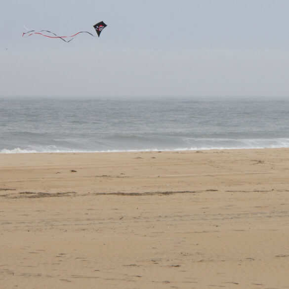 Medical waste cleared, but ocean city beach remains closed due to rough surf - photo licensed by shore news network.