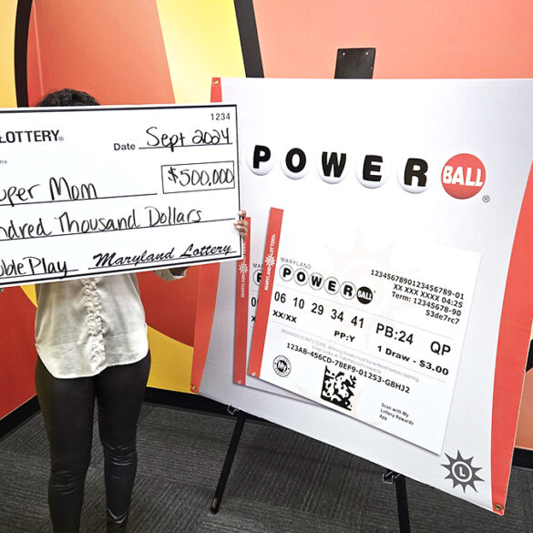 Frederick county mom wins $500,000 in powerball double play - photo licensed by shore news network.