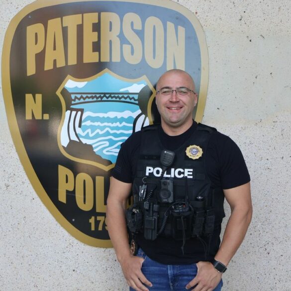 Paterson cop named officer of the month - photo licensed by shore news network.