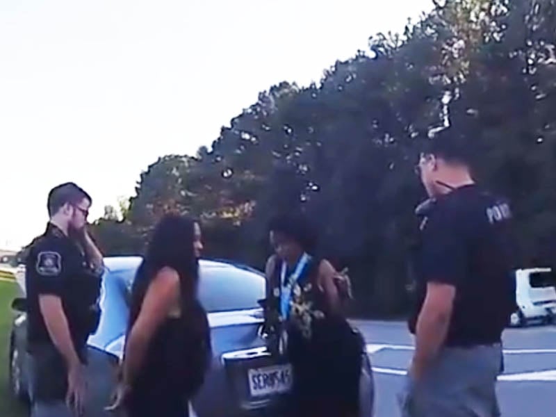 Fani Willis shows up on scene as police cuff her daughter along Georgia Highway