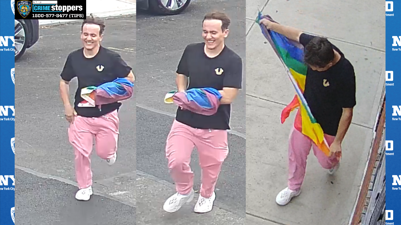 LGBTQIA+ flag vandalized at Queens bar, hate crime investigation underway