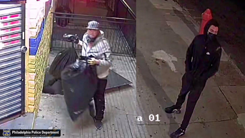 Philadelphia police seek suspects in $15,000 commercial burglary spree