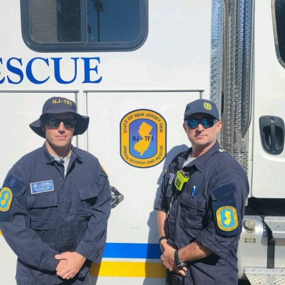 Cape may firefighters dispatch to help north carolina hurricane recovery effort - photo licensed by shore news network.