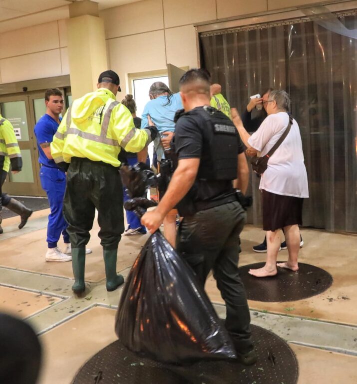Rescue Teams in Action Due to Flooding Across Volusia County