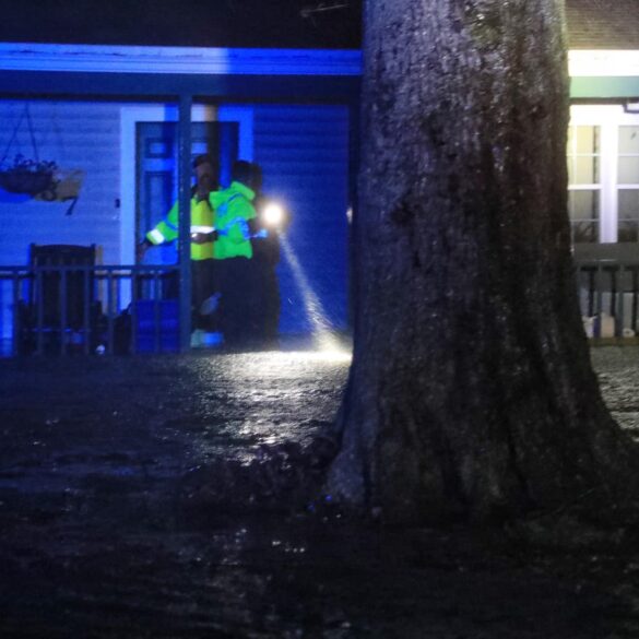 Rescue teams in action due to flooding across volusia county - photo licensed by shore news network.
