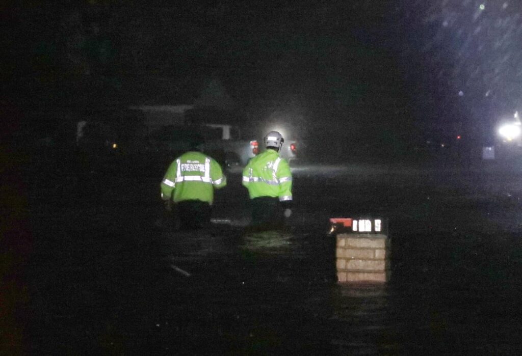 Rescue Teams in Action Due to Flooding Across Volusia County