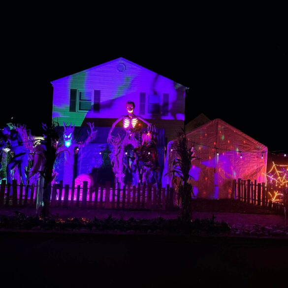 Toms river holds halloween house decorating contest with community voting - photo licensed by shore news network.