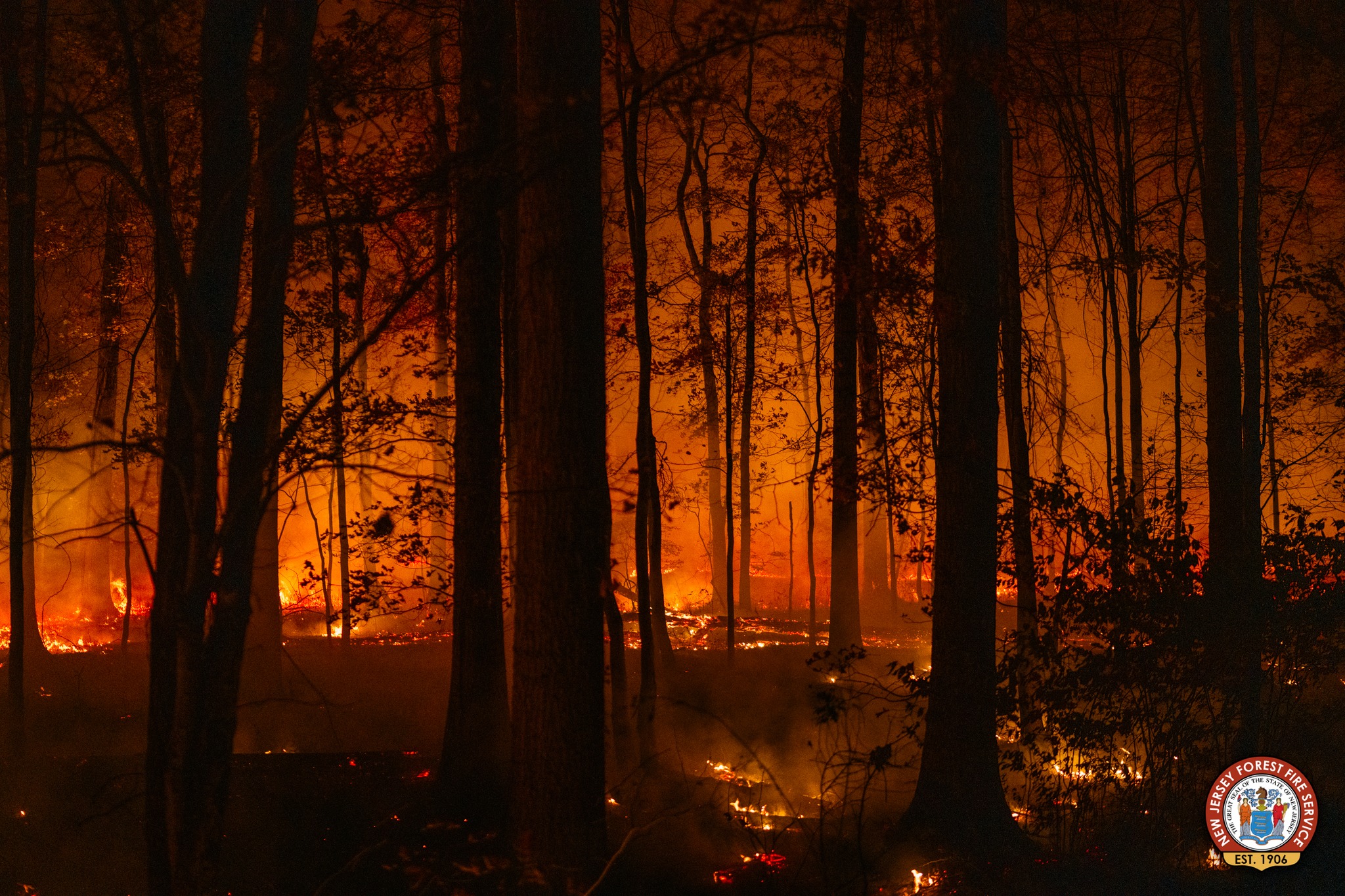 Massive North Jersey wildfire reaches 90% containment, no structures threatened