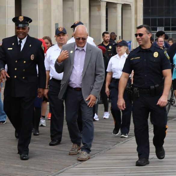 Atlantic city police department joins faith and blue event - photo licensed by shore news network.