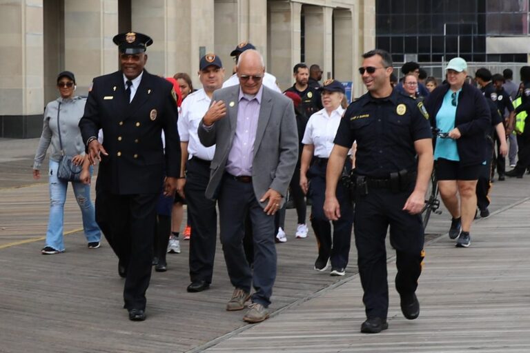 Atlantic city police department joins faith and blue event - photo licensed by shore news network.