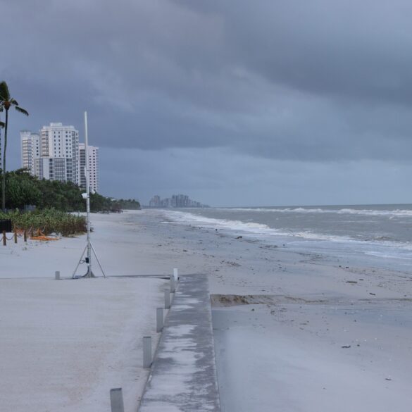 Power outages, flooding as collier county spared catastrophic damage from milton - photo licensed by shore news network.