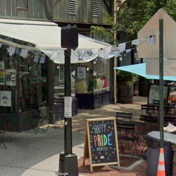 New jersey greek restaurant targeted by hate-filled anti-jewish tiktok over 'israeli' flag - photo licensed by shore news network.