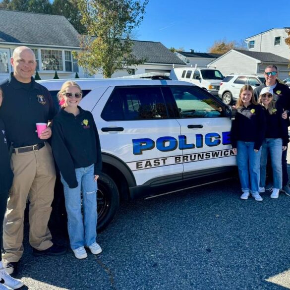 East brunswick police support local fundraiser for cancer foundation - photo licensed by shore news network.