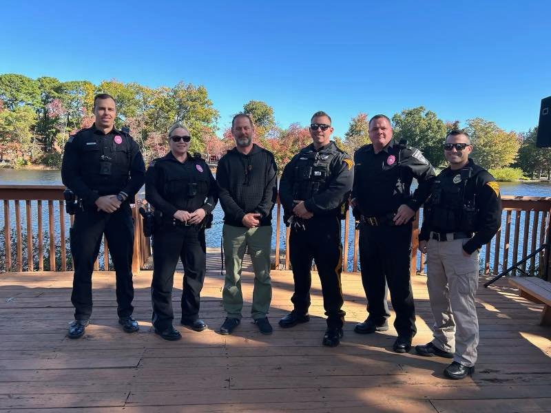 Evesham and Waterford Police Join Cancer Walk at Archway School