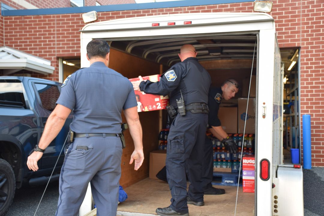 Harford County Deputies Deliver Supplies to Hurricane-Stricken North Carolina