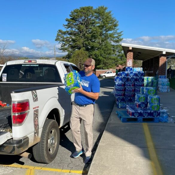 Henderson county distributes supplies and meals at resource hubs - photo licensed by shore news network.