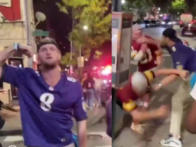 Police searching for victims after identifying ravens fan who attacked multiple people after game - photo licensed by shore news network.