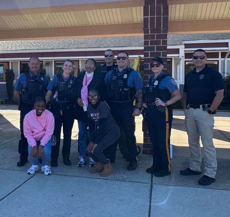Middle Township Police Participate in Cancer Awareness Walk